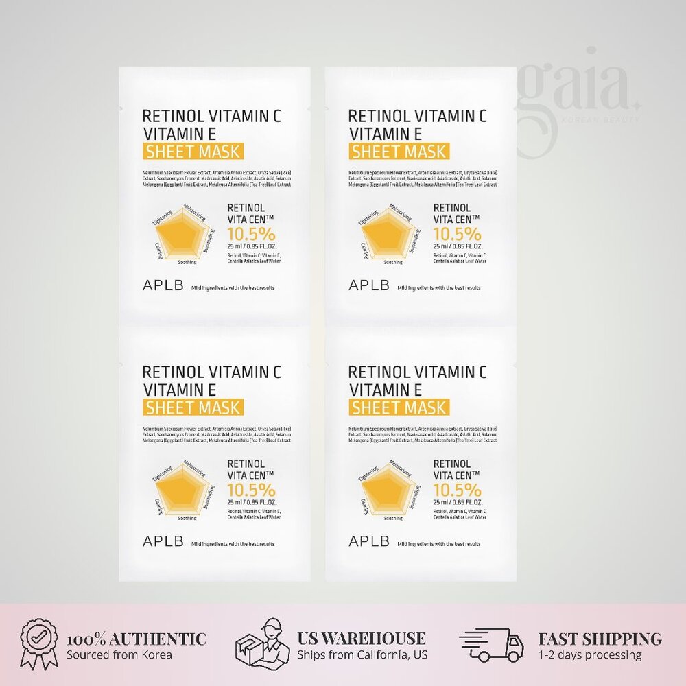 APLB Collagen EGF Peptide Sheet Mask 25ml (4 Sheets) – Firming Hydrating Care